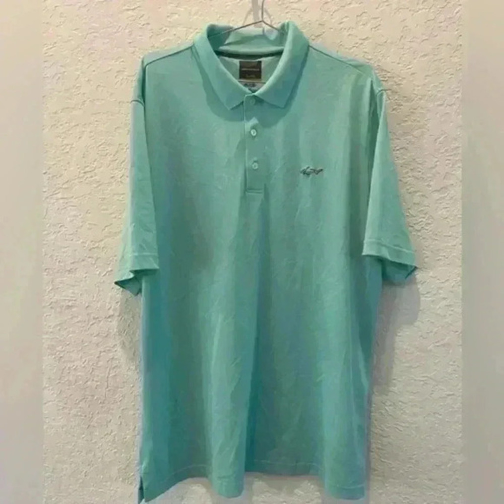 Greg Norman turquoise polo men’s XL